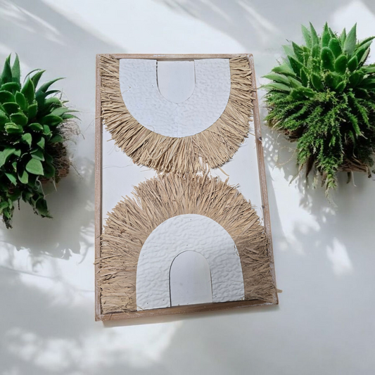 Raffia Sunrise Wall Panel
